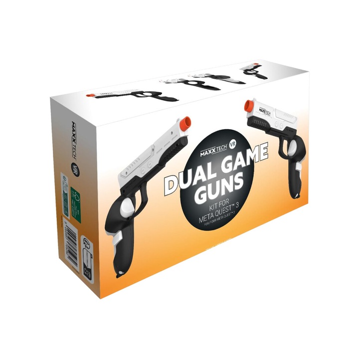 Maxx Tech VR Dual Game Guns Kit Special conceput pentru controlerele Meta Quest 3