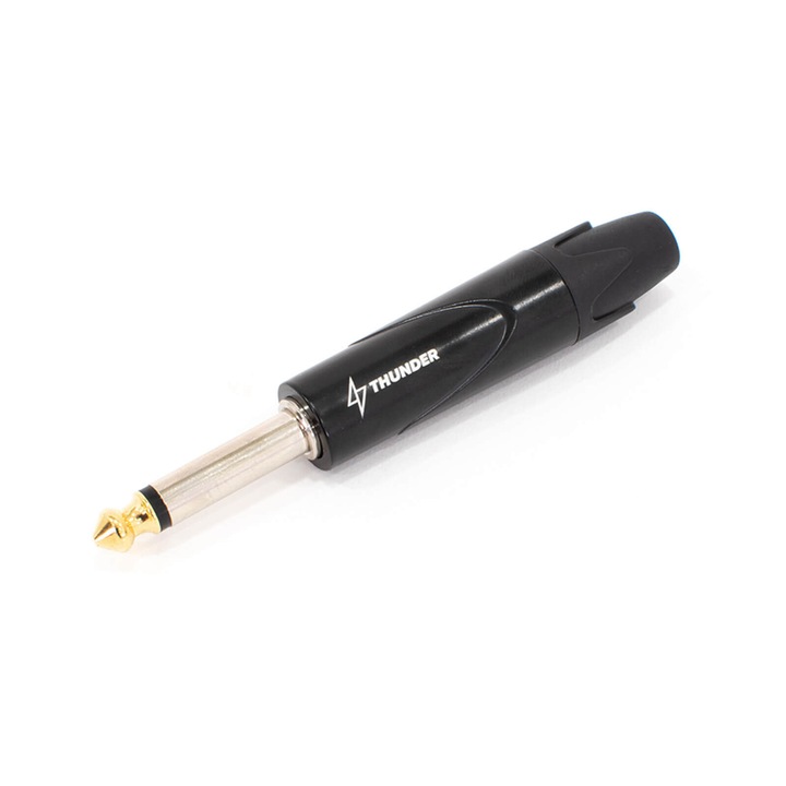 Accesoriu audio, Thunder, Mufa jack de 6,3 mm, placata cu aur, Mono