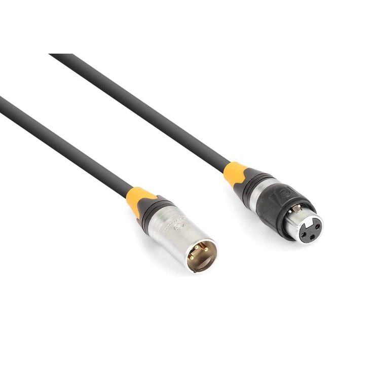PD Connex CX104-12 IP65 VÍZÁLLÓ DMX / XLR 3Pin Jelkábel (XLR mama – XLR papa) – (12 m)