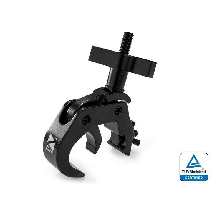 BeamZ BC50B-250T Önzáró gyorsbilincs, fekete, fénytartó (48 – 51 mm csőhöz) 250 kg