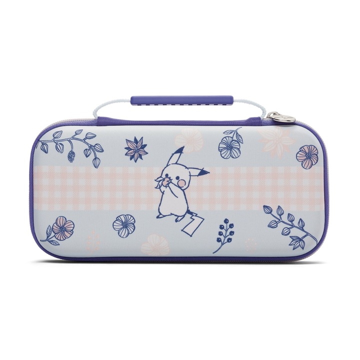 Чанта за конзола, защитен калъф PowerA, Nintendo Switch/Lite/OLED, Pokémon: Pikachu Garden