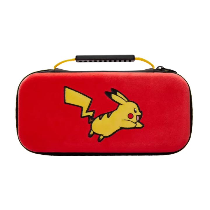 Konzol táska, PowerA Protection Case, Nintendo Switch/Lite/OLED, Pokémon: Pikachu Jump, Plüss