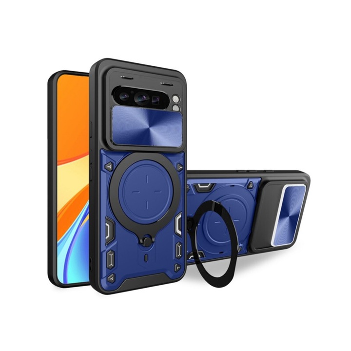 Husa FS Upzz CamGuard Pro Compatibila Cu Google Pixel 9 / 9 Pro - Blue