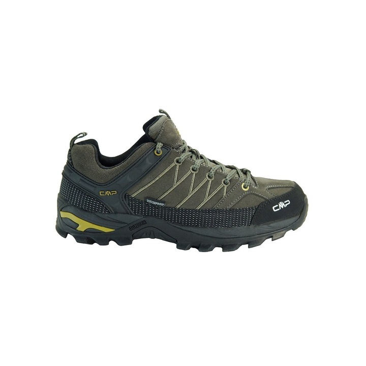 Pantofi de trekking CMP Rigel Low WP, Piele, Gri