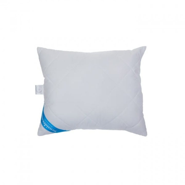 Perna Poldaun Sensidream, hipoalergenica, microfibra, alb, 50x60cm