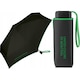 Umbrela pliabila Benetton Ultra Mini, rezistenta la vant, negru, 17x88cm