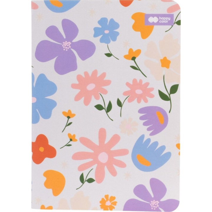 Caiet A6 HAPPY COLOR BLOOM-Pastel, 32 file, pastel, 105x150mm
