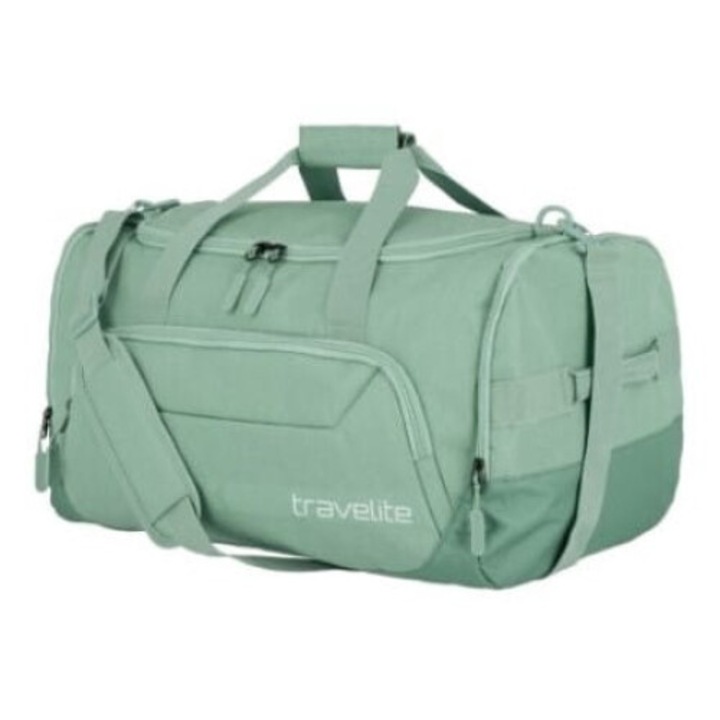 Пътна чанта, Travelite, 45L, зелена, 50x29x30см
