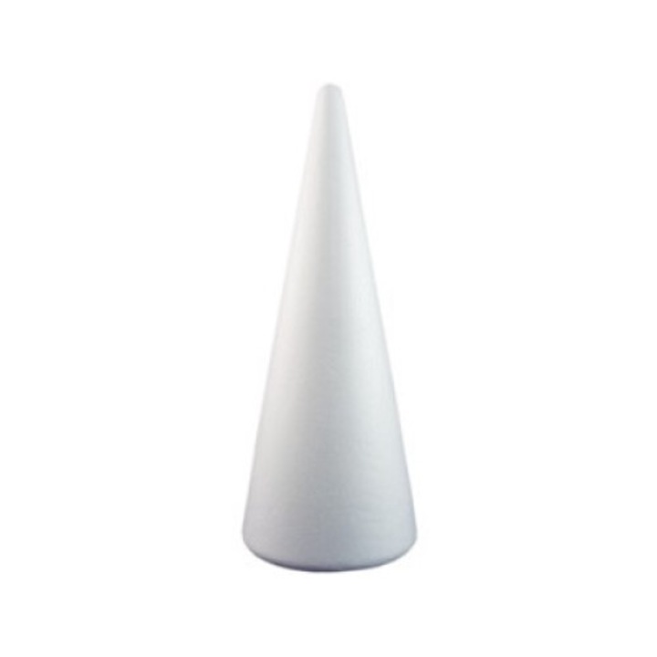 Decoratiune, EU, Con polistiren, 9*20 cm Alb