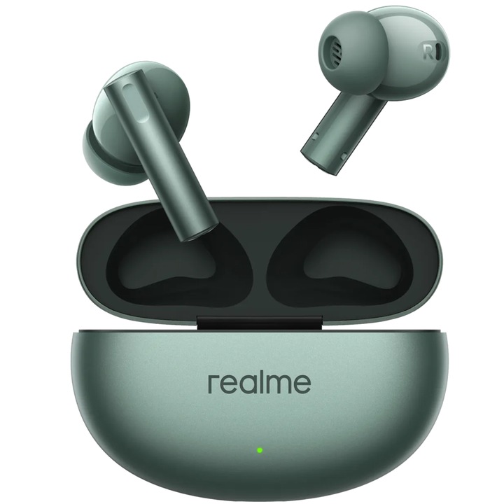 REALME Buds Air 6 vezeték nélküli fülhallgató, zöld