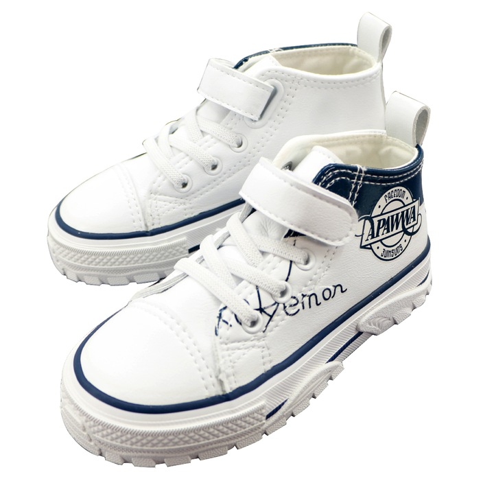 Pantofi sport copii, piele ecologica, VQ-70, alb, 25