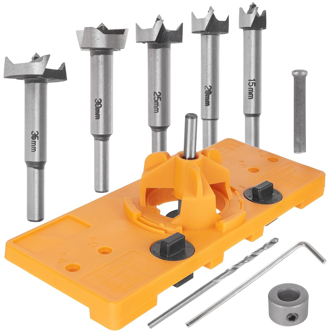 Set freze pentru balamale, 5 elemente, 15-35 mm, Geko G64981 - eMAG.ro