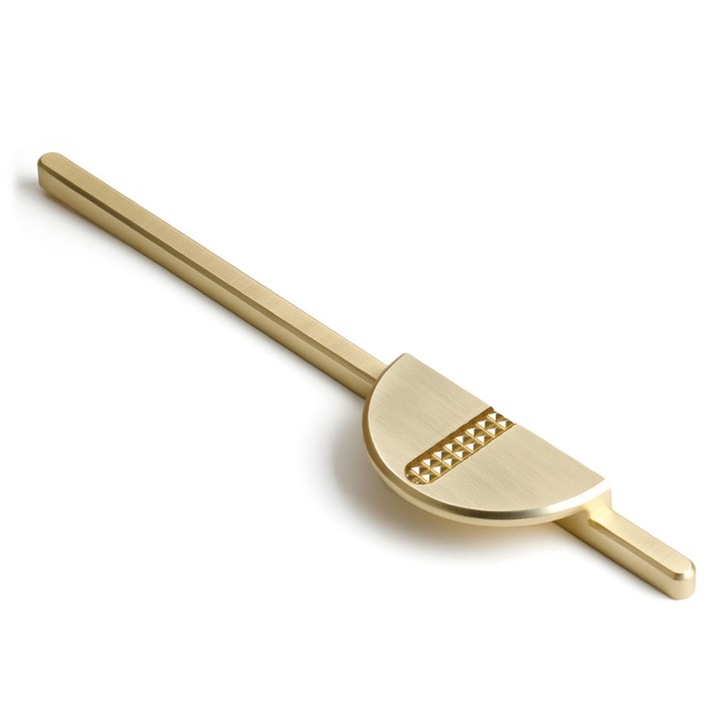 Maner mobila, aplicare universala, aliaj zinc, auriu periat, 256x290mm