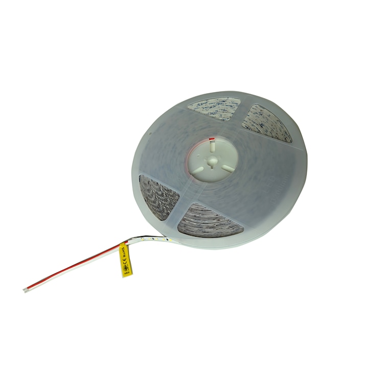 Вътрешна LED лента, DIY рязане, 120LED 6w, 20M стабилно напрежение, естествена светлина, 4000k