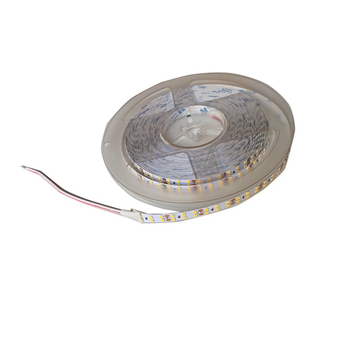 Вътрешна LED лента, 10m, 20W, SMD2835, 240 LED/m, DIY cut, топла, 3000K