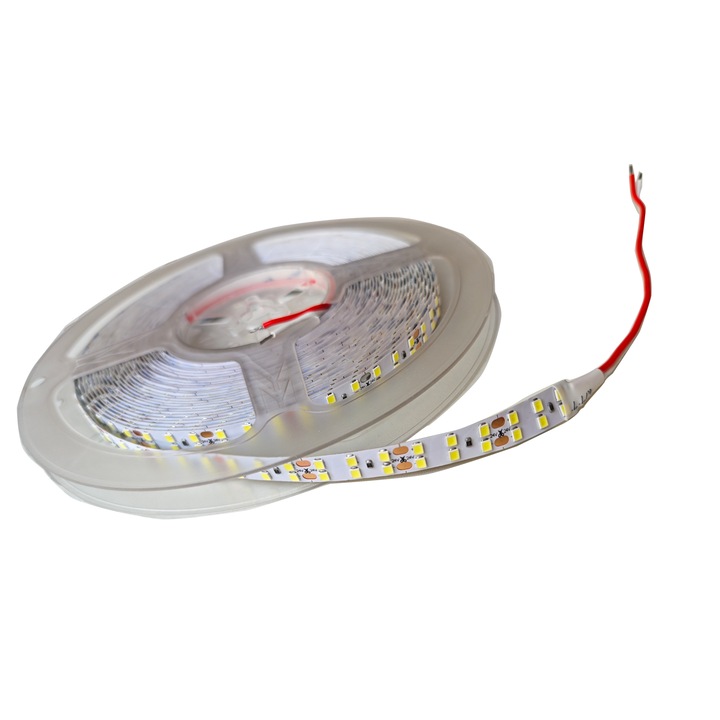 Banda LED interior, 10m, 20W, SMD2835, 240 LED-uri/m, taietura DIY, alb, 6000K
