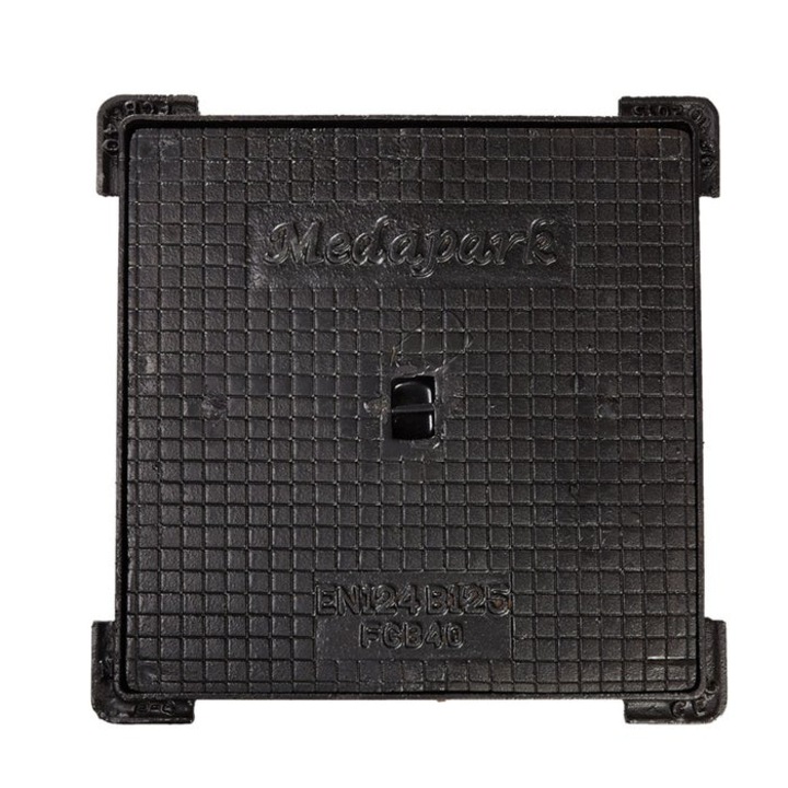 Rama + capac canalizare, pentru zone cu trafic usor, B 125, FCB40