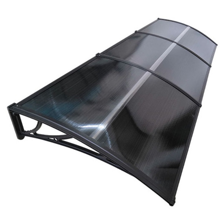 Copertina de usa, negru antracit, accesorii montaj inclus, MAPROFI, 300 x 150 cm