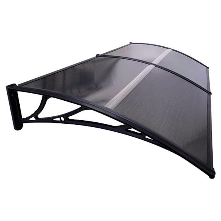 Copertina de usa, negru antracit, accesorii montaj inclus, MAPROFI, 240 x 100 cm