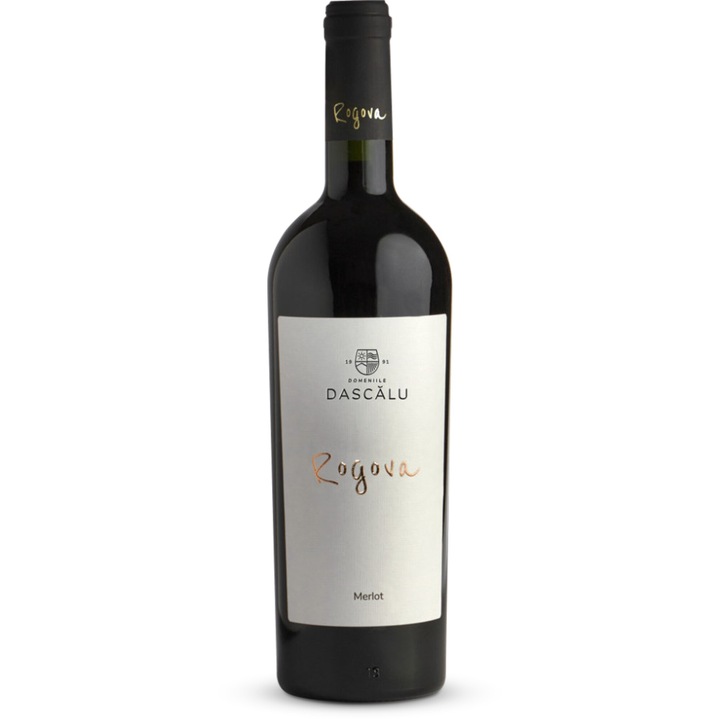 Vin Rosu Domeniile Dascalu, Rogova, Merlot, 0.75l