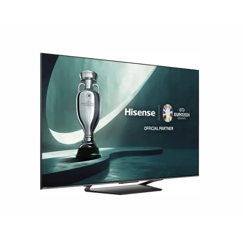 Televizor Hisense 65" U7NQ, 4K Ultra HD 3840x2160, ULED, FALD, Quantum Dot, 144Hz, IPS, HDR 10+, HLG, Dolby Vision IQ, Dolby Atmos, Smart TV, WiFi 5GHz, WiFi Direct, BT, Anyview Cast, lumina senzor, 4xHDMI, 2xUSB, LAN, CI+, DVB-T2/C/S2, negru 65U7NQ