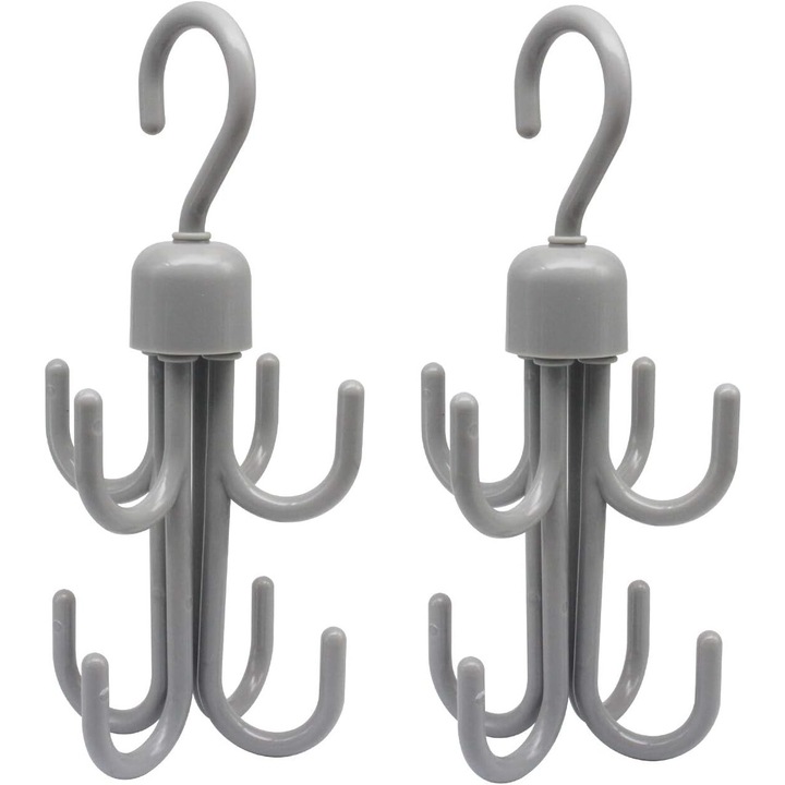 Organizator umerase rotativ 360°, Enforose, metal dur, design multifunctional, set 2 bucati