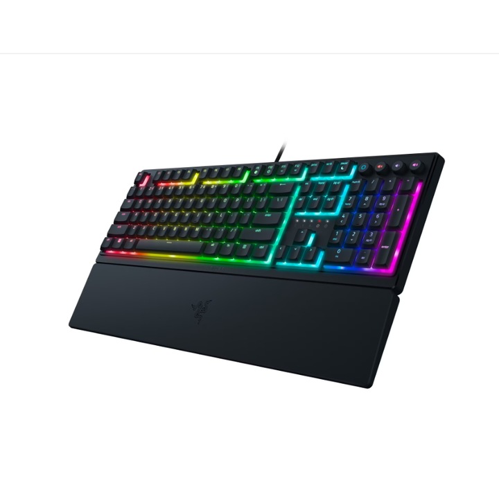 Razer Ornata V3 X: Ергономична геймърска клавиатура с RGB осветление и ултратънък дизайн