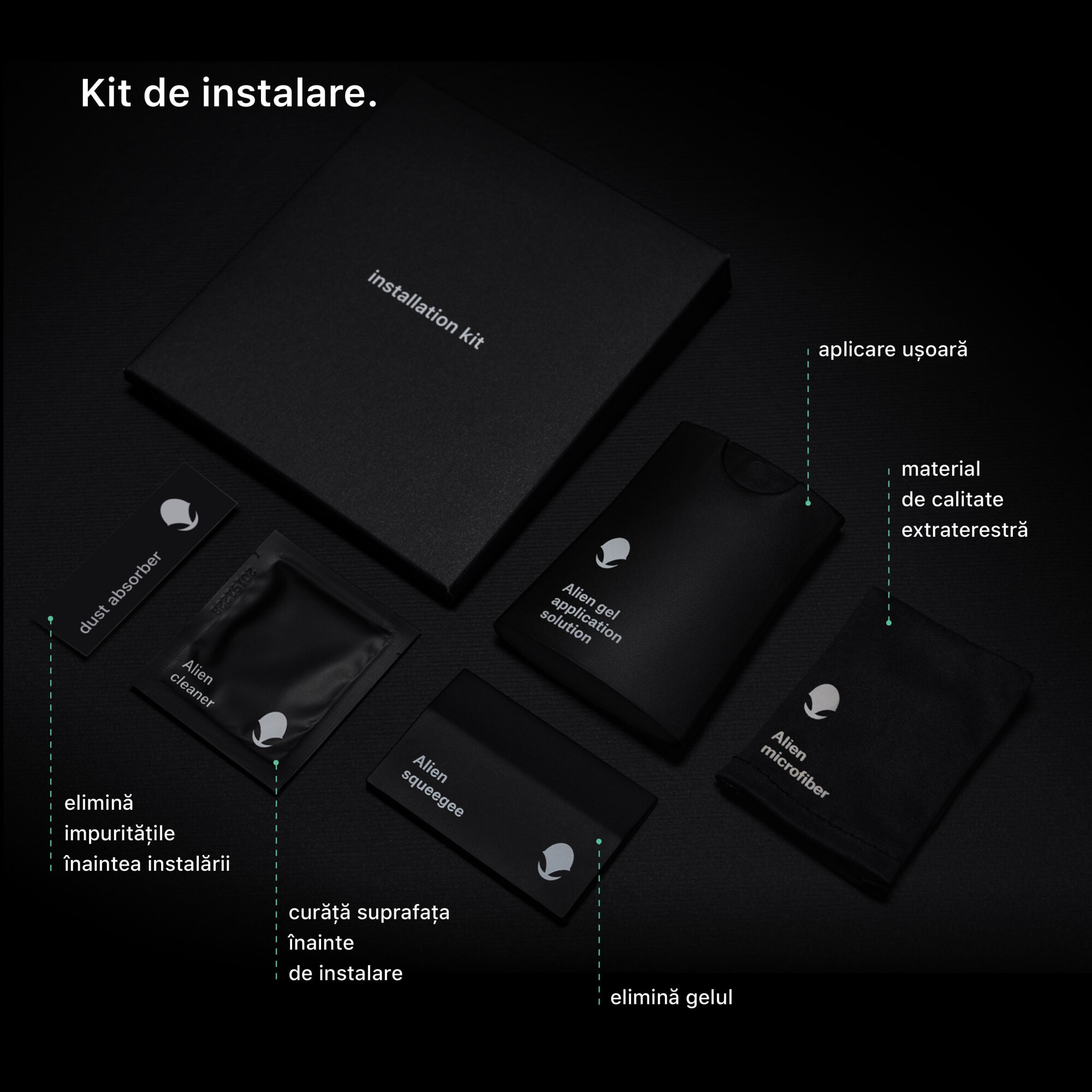 Folie protectie pentru Samsung Galaxy S26 Ultra, acoperire ecran compatibil cu husa, Alien Surface