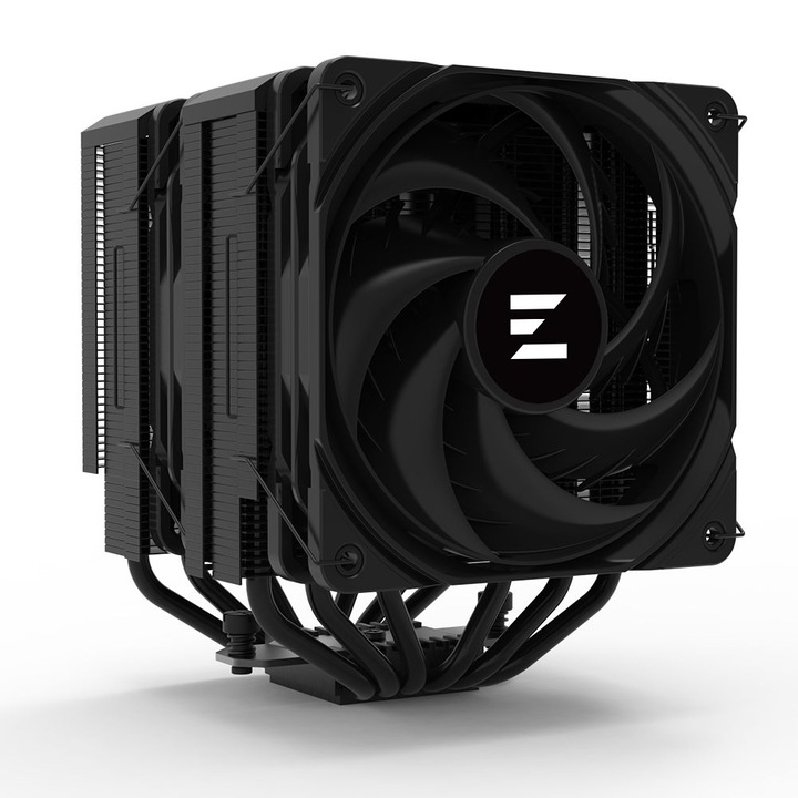 Вентилатор Zalman CNPS14X Duo PC Fan, 600-2000rpm, 29.7dBA, Heatpipe, PWM, черен, 120mm