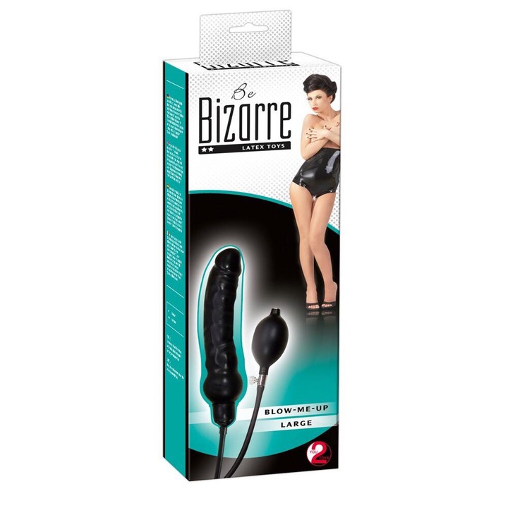 You2toys Exclusive dildó, Blow me up felfújható, latex, 25 cm hosszú