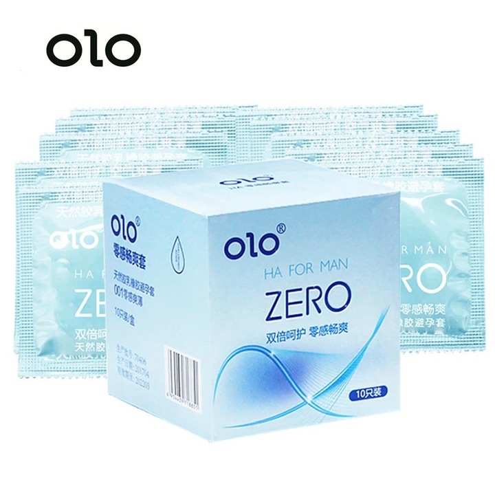 Set 10 Prezervative BABOUKISS, Ultra Subtiri, Hidratare, Transparent, 160x52mm