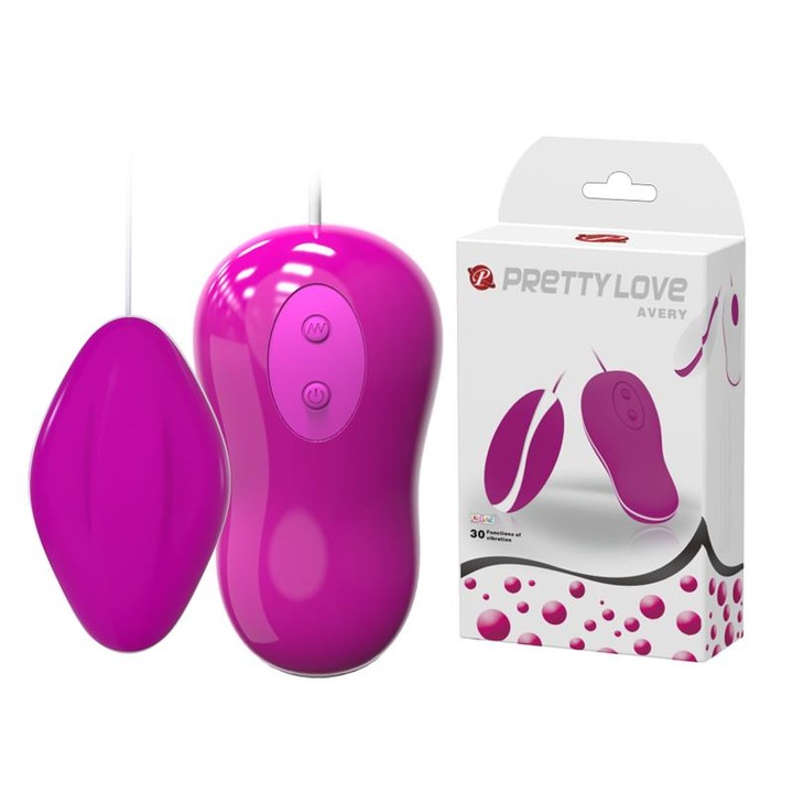Kegel edző stimulátor, Pretty Love, 30 rezgésmód, vízálló, 5,8cm