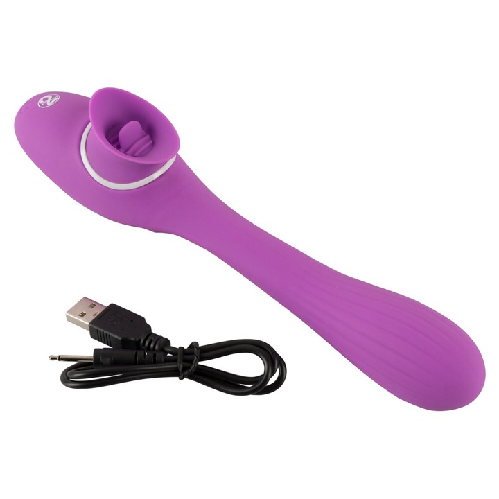 You2Toys vibrátor, 10 üzemmód, 22,3 cm, szilikon, a csikló és a hüvely stimulálásához