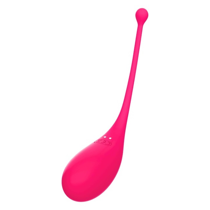 Vibrator Adrien Lastic Palpitation, ergonomic, silicon moale, reincarcabil USB, 18x3,7cm, roz
