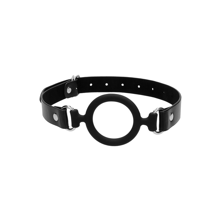 Silicone Ring Gag – prémium szilikon ring gag 40mm fekete