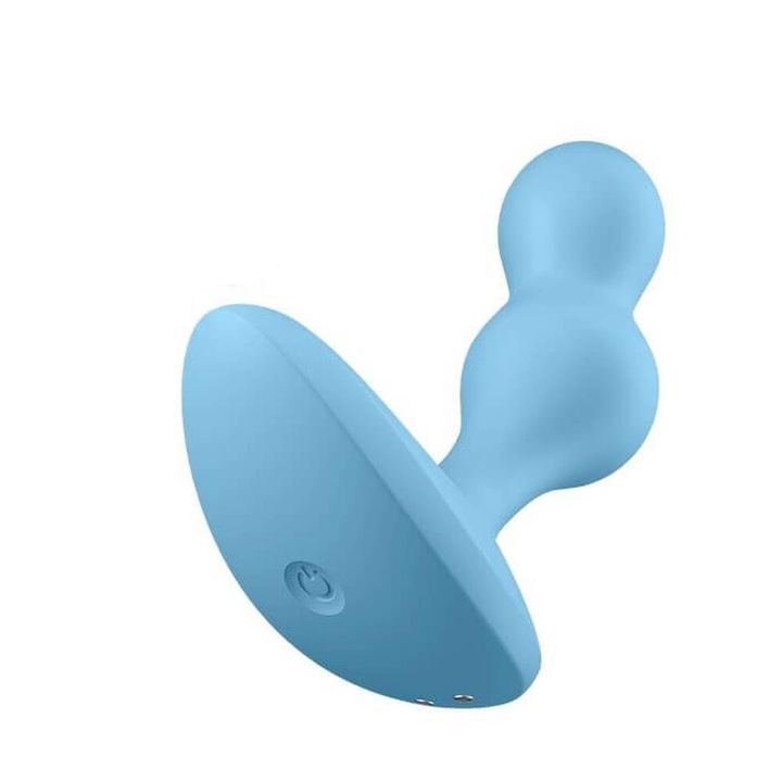 Анална тапа с вибрации Satisfyer Deep Diver, Контрол чрез приложение, Силикон, Водоустойчива, 12 вибрационни програми