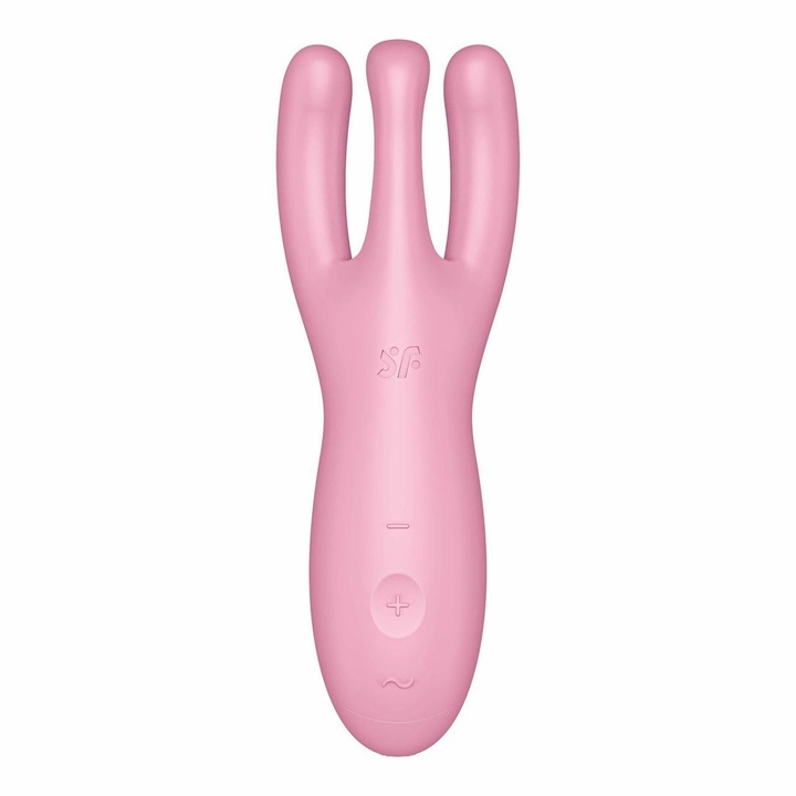 Приставка за вибратор Satisfyer, Treesome 4 Connect, Розова