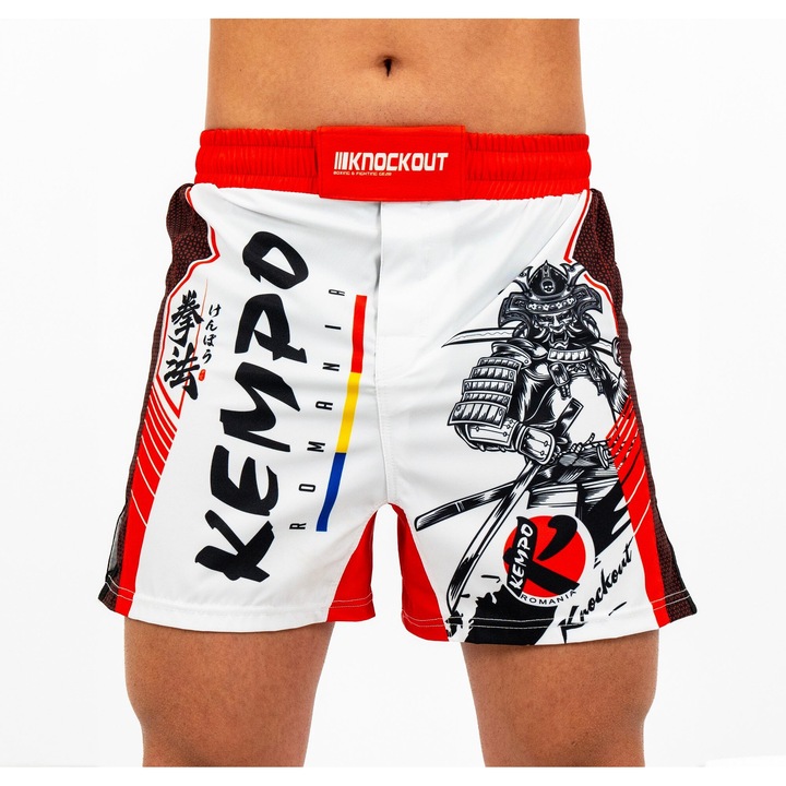 Sort MMA Knockout Kempo Spirit, Alb