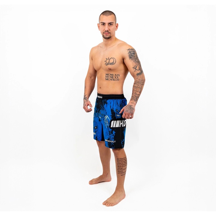 Sort MMA Knockout Skull Verde / XXL