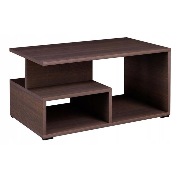 Masuta Cafea, MATKAM, Exclusive, 90x51x45 cm, Dreptunghi, PAL, Wenge