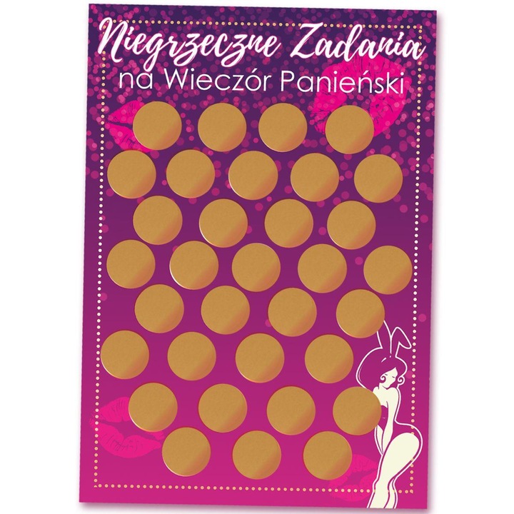 Poster razuibil cu sarcini pentru viitoarea mireasa