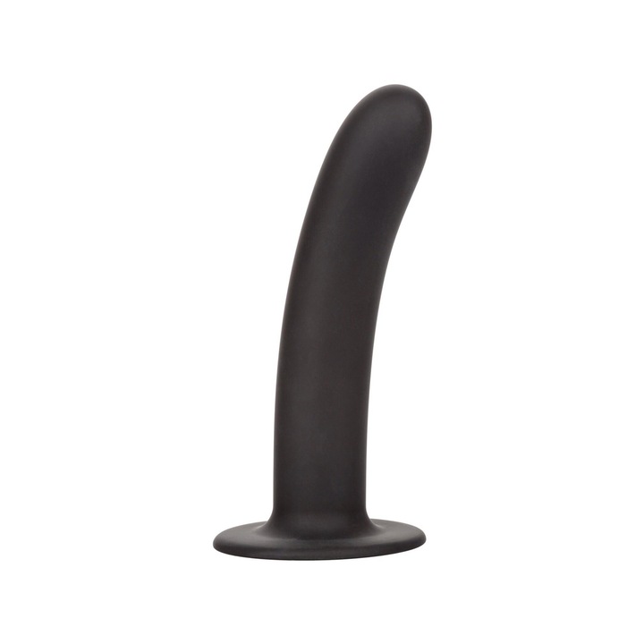 Dildo CalExotics Boundless, silicon hipoalergenic, ventuza, negru, 7"/17.75cm