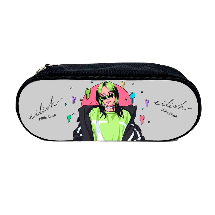 Penar Standard, Billie Eilish Logo Semnatura, Neechipat, 23x9x7 cm