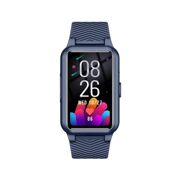 Смарт часовник Wonlex S10-B 4G Senior с GPS тракер, тъмно син