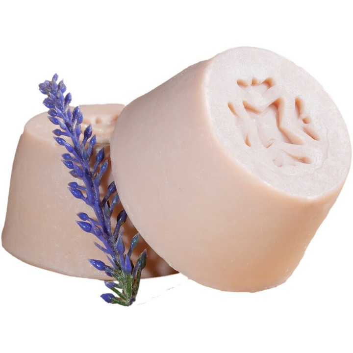 Rózsaszínű muffin kecsketej szappan - 70g