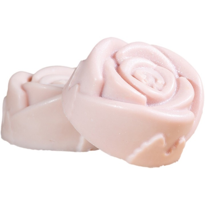 Rózsaszínű rózsa kecsketej szappan - 100g