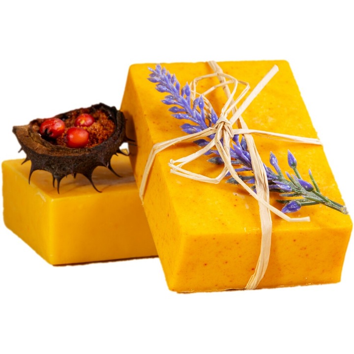 Annattó poros kecsketej szappan - 100g