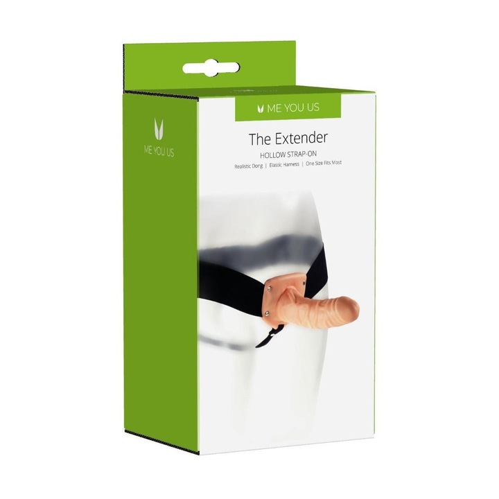 Страпон Me You Us, PVC и Гума, 15x15.25 см