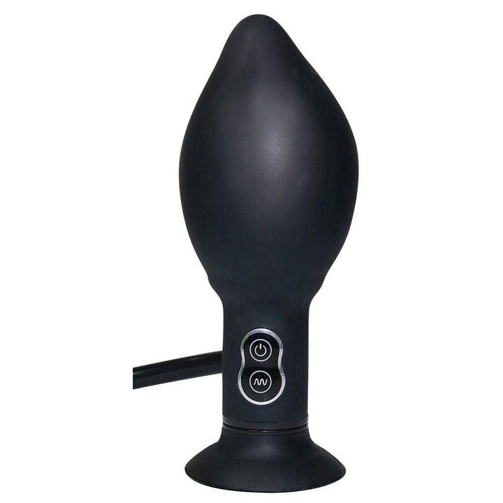 Plug anal moale, You2Toys, 7 niveluri de vibratie, 17x4,6cm, silicon, ABS, TPR