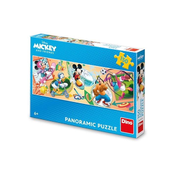 Панорамен пъзел Мики, 150 части - DINO TOYS